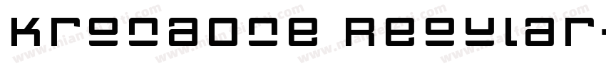 KronaOne Reoular字体转换